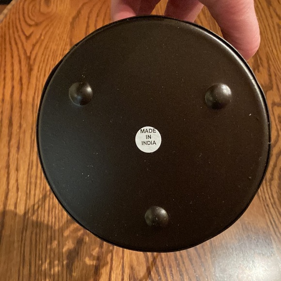 Enchanted Forest glass hurricane and tealight - Picture 4 of 7